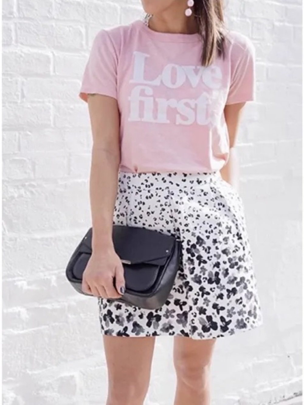 J. Crew Women's "Love First" Graphic T-Shirt